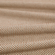 Ida Chocolate Lowen Fabric by Romo draped