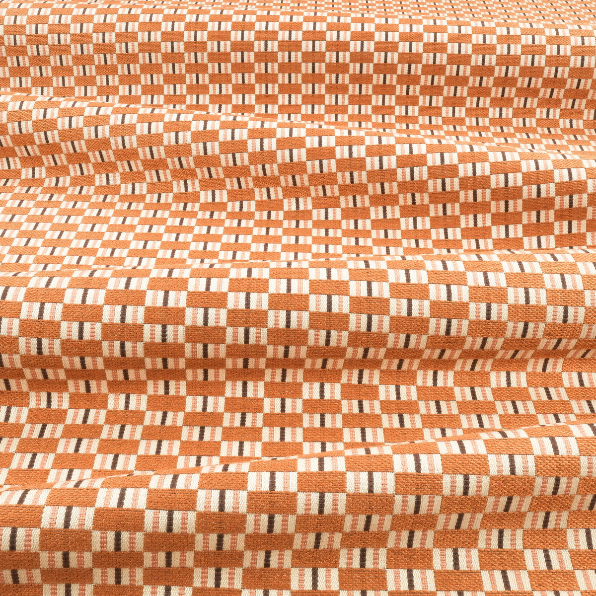 Bodin Mango Lowen Fabric by Romo draped