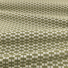Bodin Fern Lowen Fabric by Romo draped
