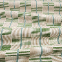 Elmore Thyme Lowen Fabric by Romo draped