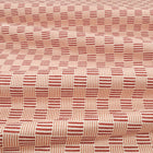 Coby Rouge Lowen Fabric by Romo draped