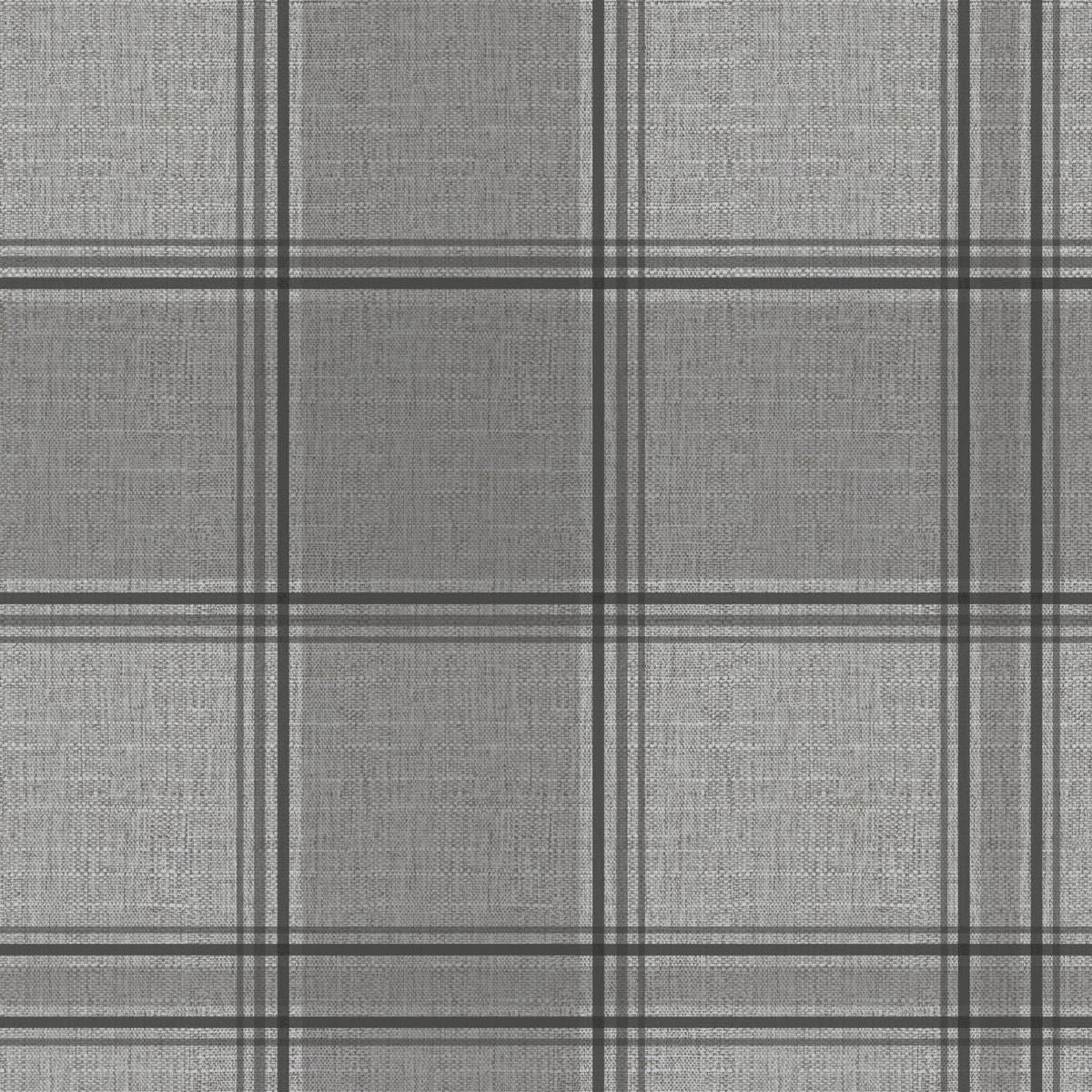 8101 Giorgio Check Gunmetal and Silver Wallpaper By Belgravia