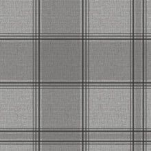 8101 Giorgio Check Gunmetal and Silver Wallpaper By Belgravia