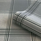 8101 Giorgio Check Gunmetal and Silver Wallpaper By Belgravia