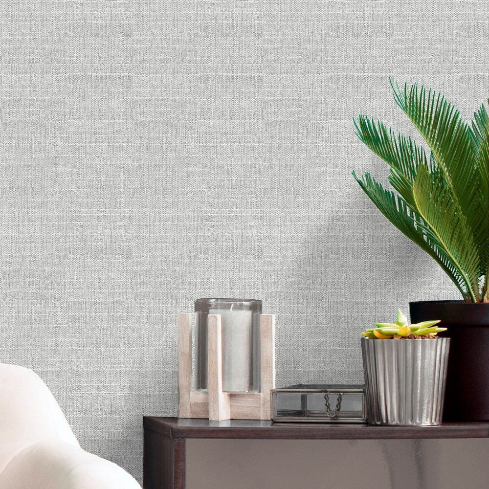 8106 Giorgio Plain Texture Soft Silver Wallpaper By Belgravia