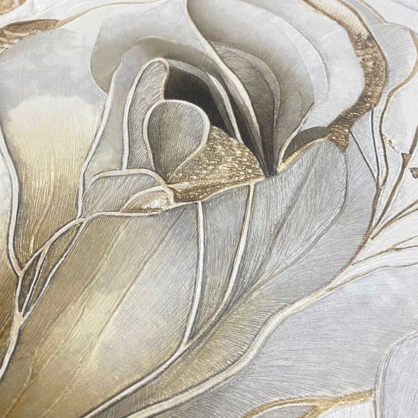 811322 Renata Floral Cream Wallpaper by Muriva