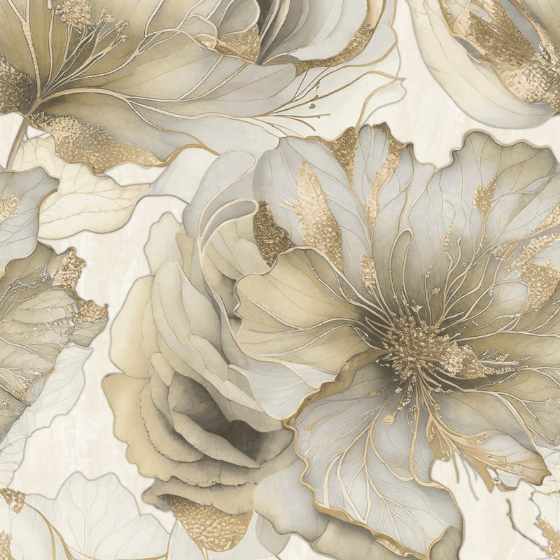 811322 Renata Floral Cream Wallpaper by Muriva