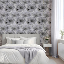 811323 Renata Floral Grey Wallpaper by Muriva