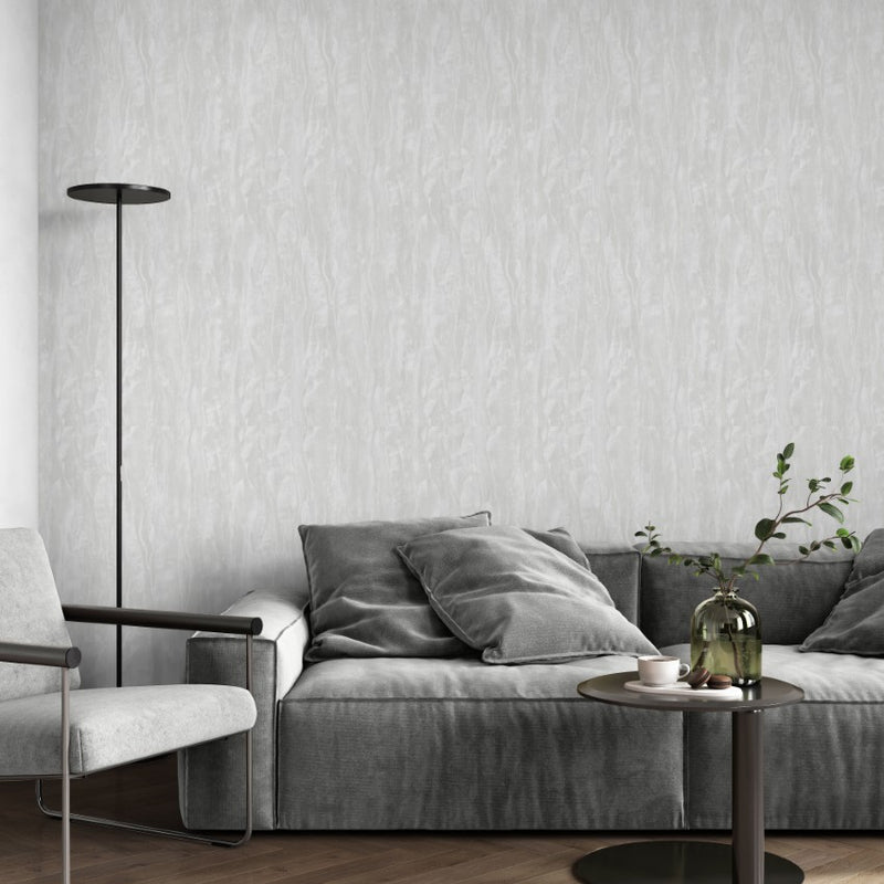 811332 Renata Texture Light Grey Wallpaper by Muriva