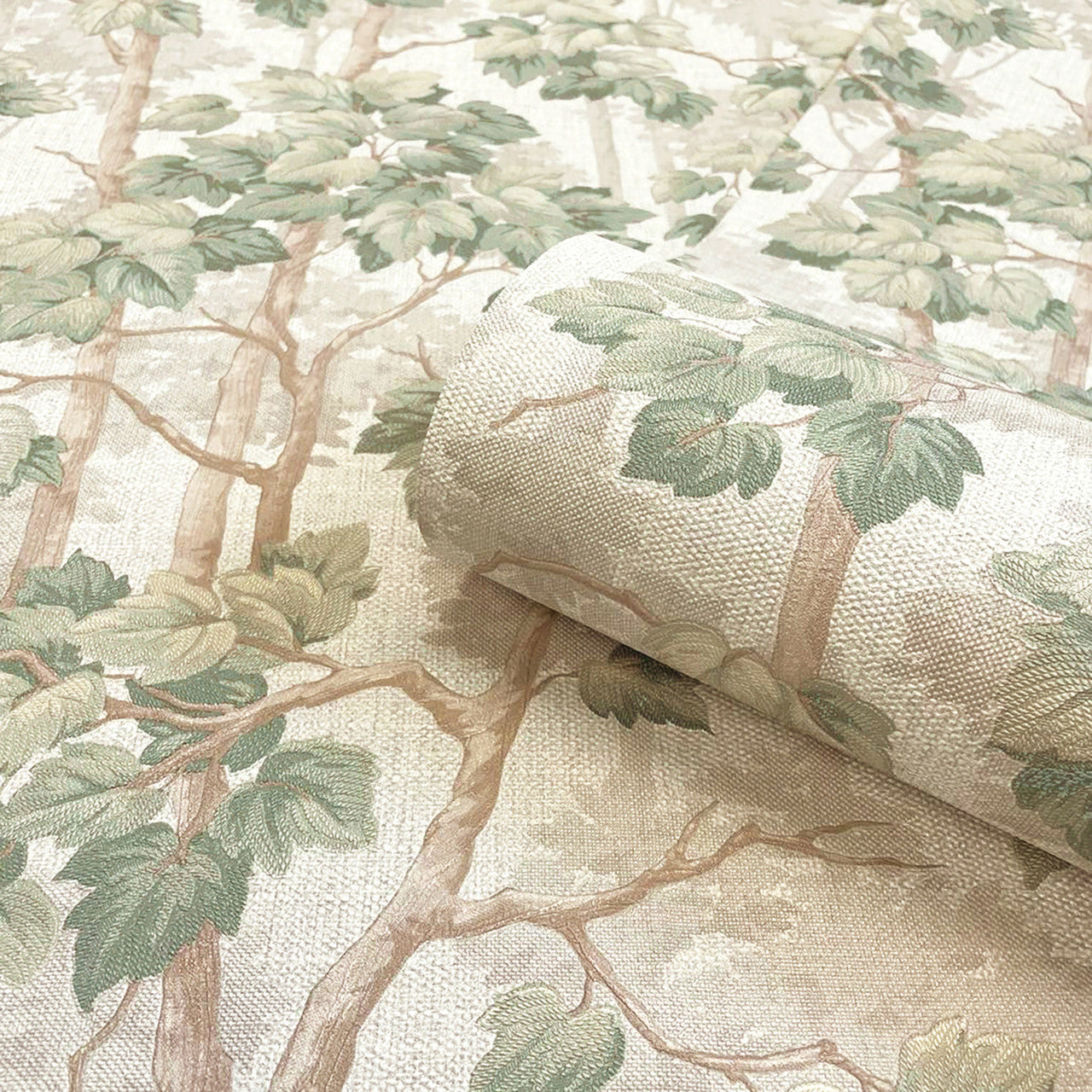 8115 Giorgio Tree Green Wallpaper by Belgravia