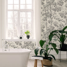 8117 Giorgio Tree Soft Silver Wallpaper by Belgravia