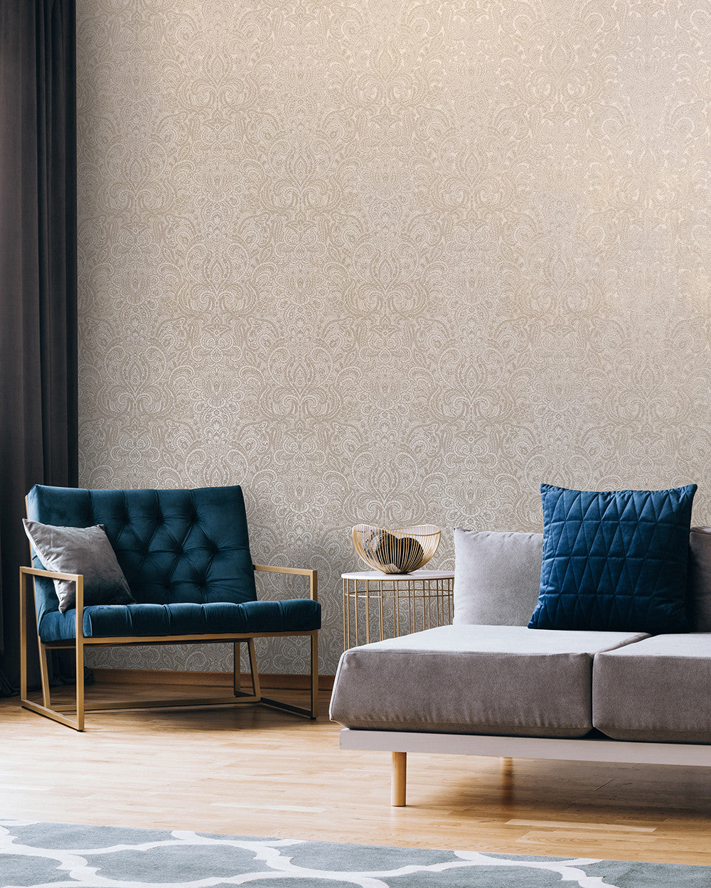 81197 Cream Gold Aphrodite Adonea Wallpaper By Hohenberger