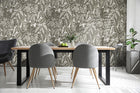 444-81 Charcoal Raphael Le Village Wallpaper by Sandberg