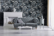 81264 Elephant Leaf Blue Feel Wallpaper By Hohenberger
