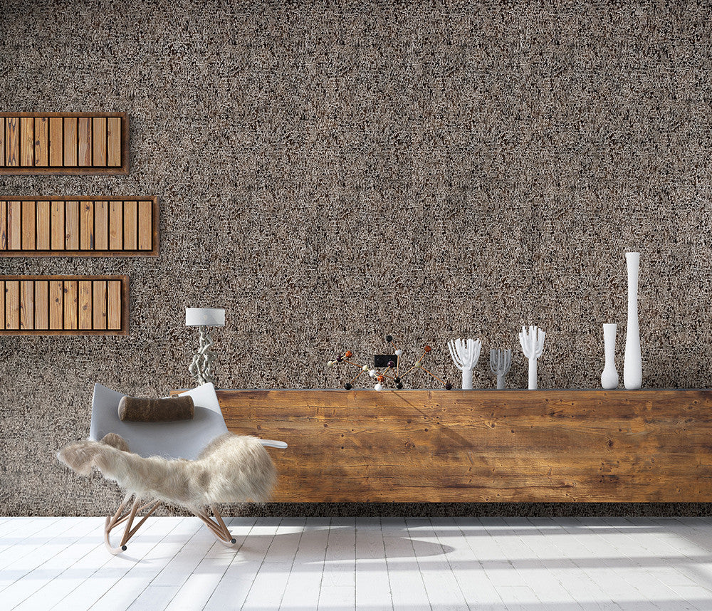 81266 Alpine Reptile Brown Feel Wallpaper By Hohenberger
