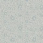 814-56 Misty Blue Anton Trädgården Wallpaper by Sandberg