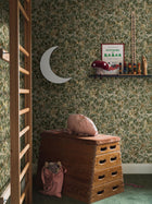 8141 Fairies Green Wallpaper by Boråstapeter