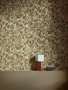 8141 Fairies Green Wallpaper by Boråstapeter