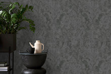 81422 Fleur Black Cerra Wallpaper by Galerie - Room