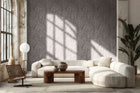 81426 Fleur Dark Linen Cerra Wallpaper by Galerie - Room
