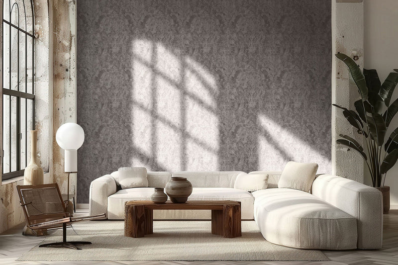 81426 Fleur Dark Linen Cerra Wallpaper by Galerie - Room