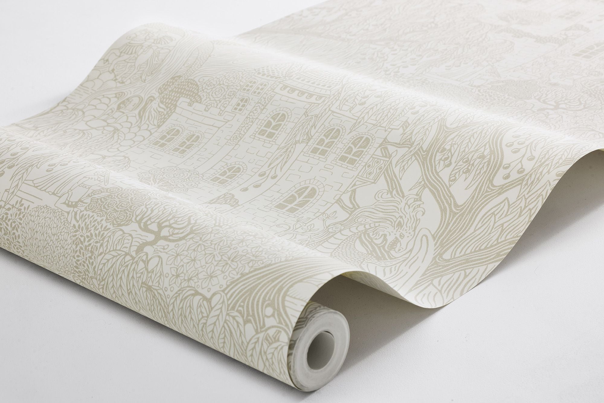 8143 Kingdom of the Willow Beige Wallpaper by Boråstapeter