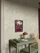 8144 Kingdom of the Willow Green Wallpaper by Boråstapeter
