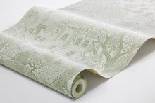8144 Kingdom of the Willow Green Wallpaper by Boråstapeter
