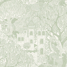 8144 Kingdom of the Willow Green Wallpaper by Boråstapeter