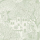 Kingdom of the Willow Green Fairyland Wallpaper by Boråstapeter