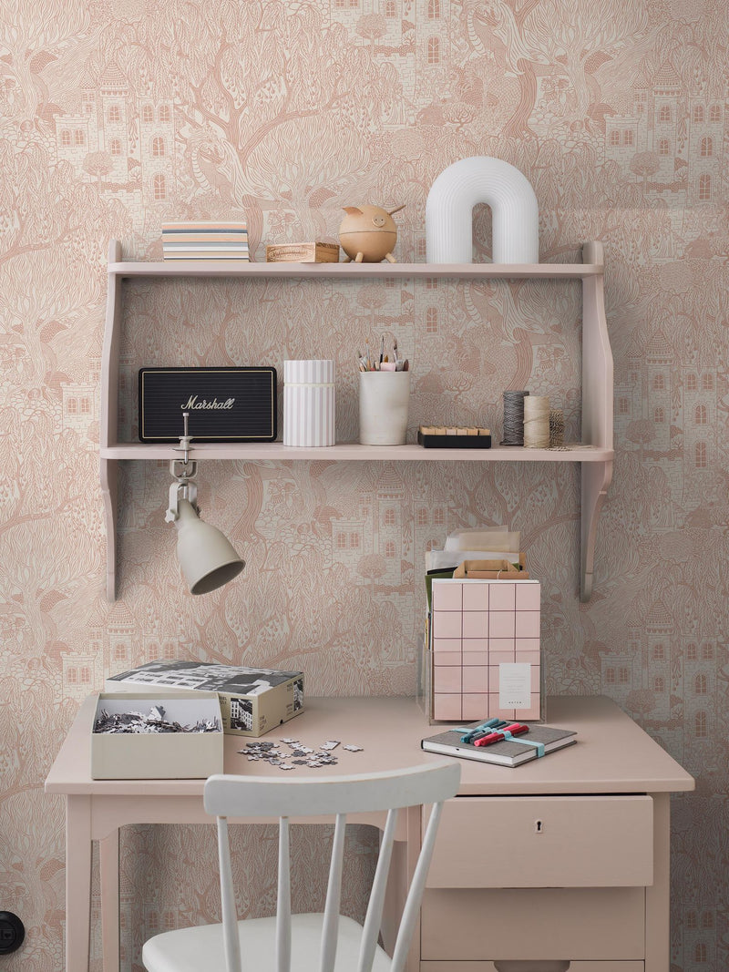 8146 Kingdom of the Willow Pink Wallpaper by Boråstapeter