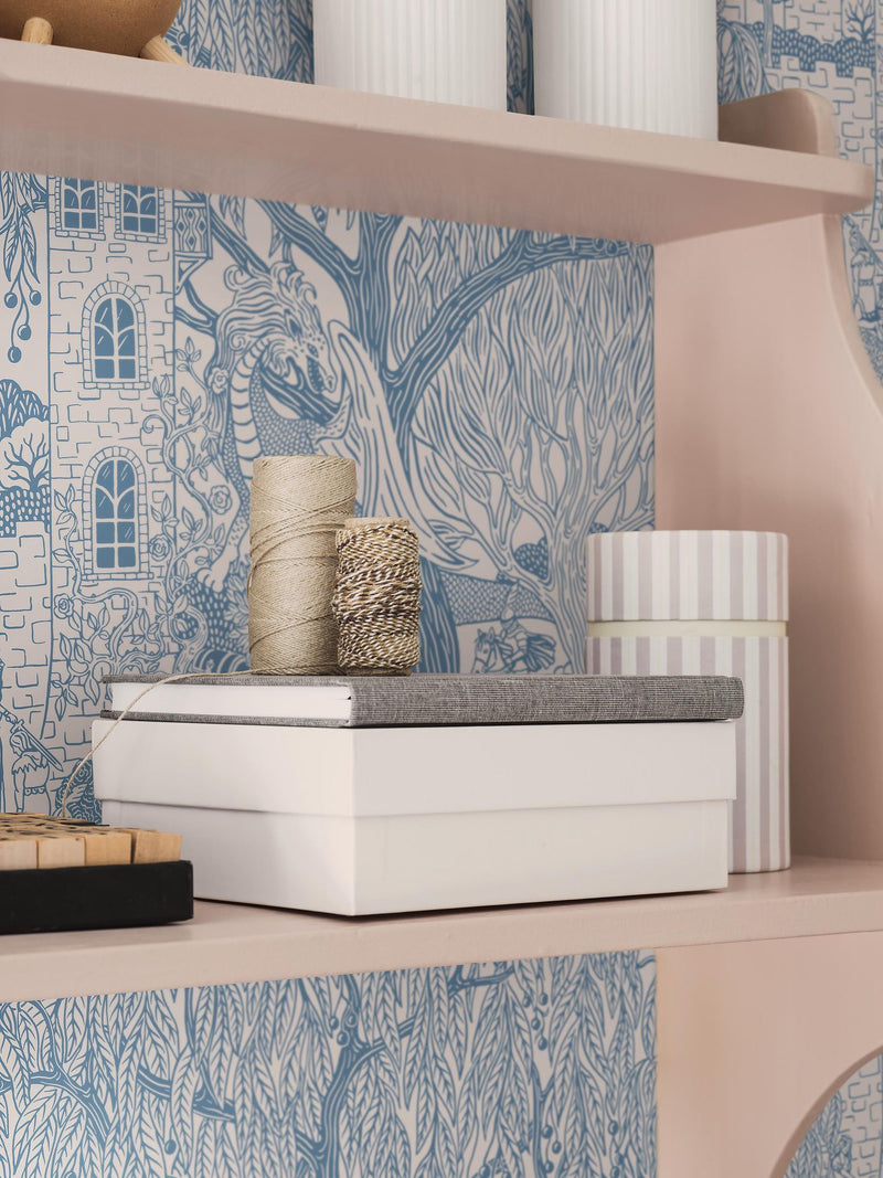 8147 Kingdom of the Willow Blue Wallpaper by Boråstapeter