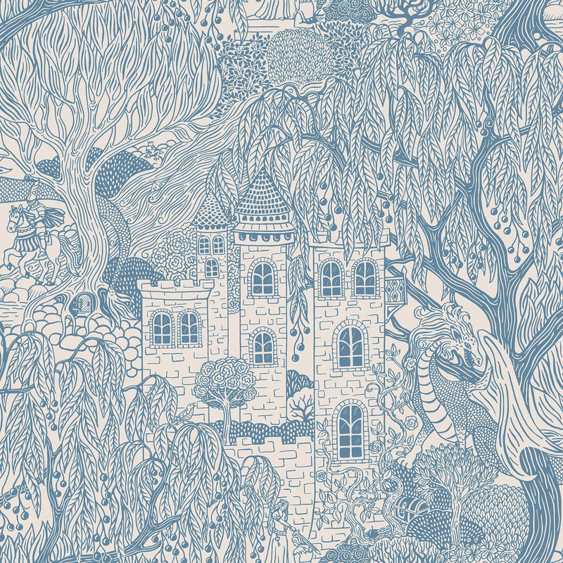 8147 Kingdom of the Willow Blue Wallpaper by Boråstapeter