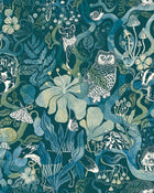 8149 Magic Woods Blue Wallpaper by Boråstapeter