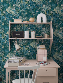 8149 Magic Woods Blue Wallpaper by Boråstapeter