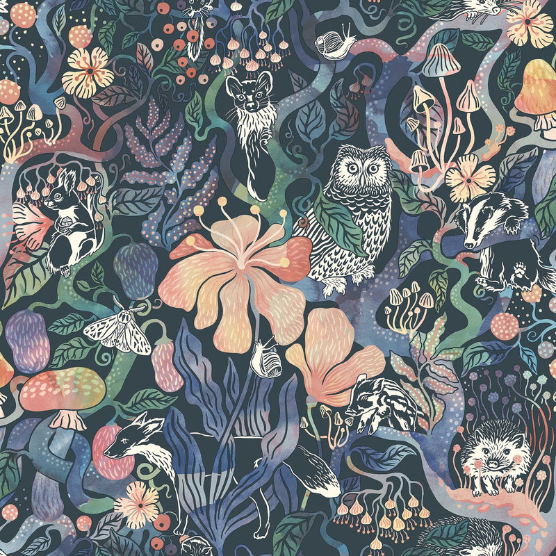 8150 Magic Woods Multi Wallpaper by Boråstapeter