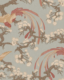 8160 Fenix Light Blue Charm Wallpaper by Boråstapeter