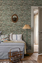 8161 Fenix Light Green Charm Wallpaper by Boråstapeter