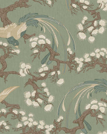 8161 Fenix Light Green Charm Wallpaper by Boråstapeter