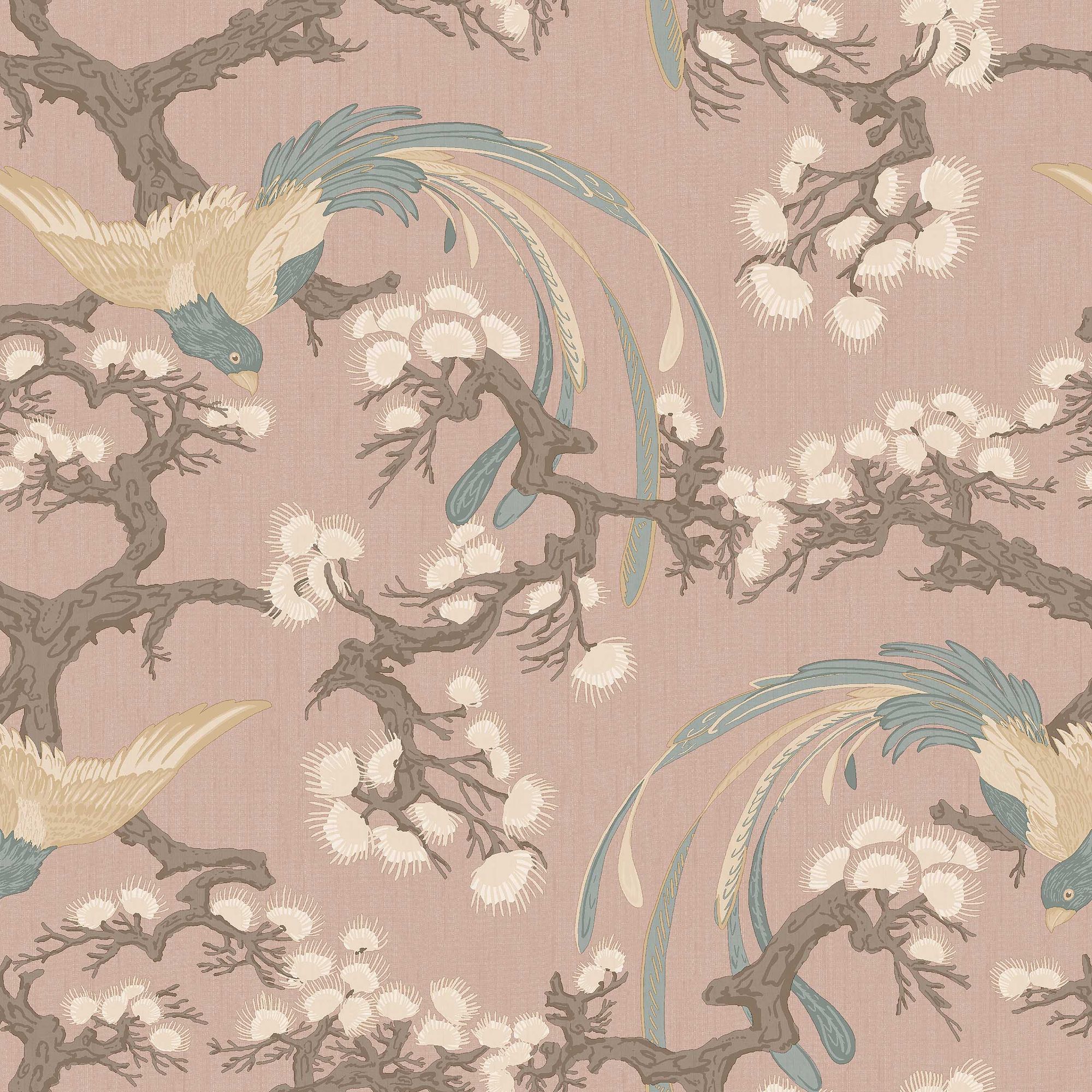 8162 Fenix Light Pink Charm Wallpaper by Boråstapeter