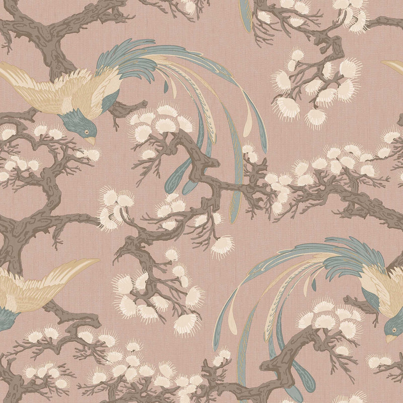8162 Fenix Light Pink Charm Wallpaper by Boråstapeter