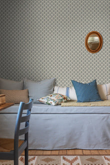 8167 Sibylla Light Blue Charm Wallpaper by Boråstapeter