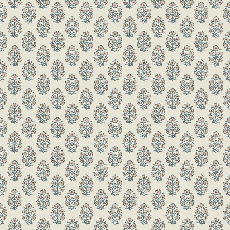 8167 Sibylla Light Blue Charm Wallpaper by Boråstapeter