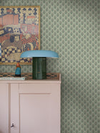 8168 Sibylla Dark Green Charm Wallpaper by Boråstapeter