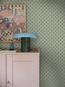 8168 Sibylla Dark Green Charm Wallpaper by Boråstapeter