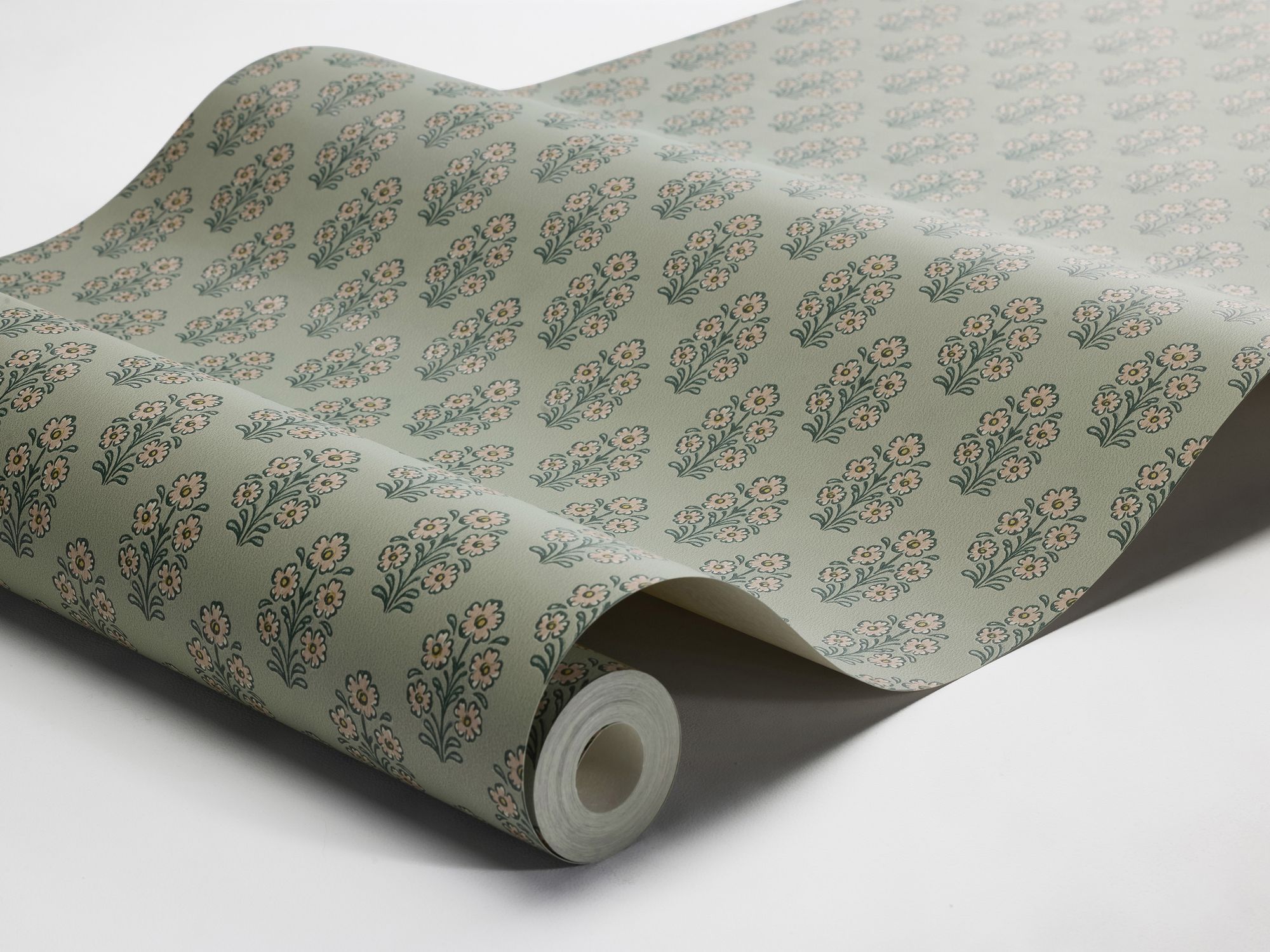 8168 Sibylla Dark Green Charm Wallpaper by Boråstapeter