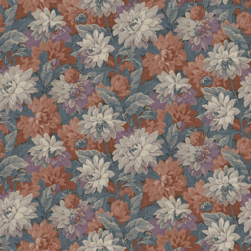 8172 Delilah Dark Multi Charm Wallpaper by Boråstapeter