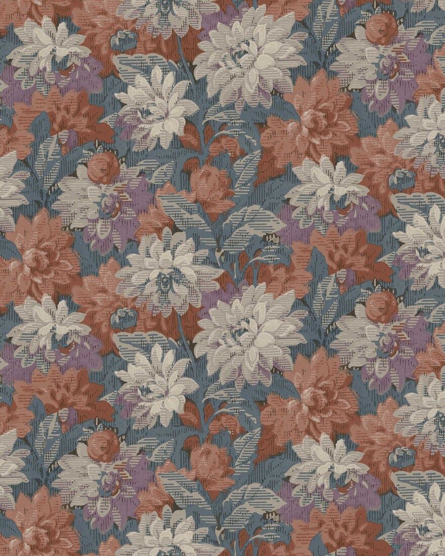 8172 Delilah Dark Multi Charm Wallpaper by Boråstapeter
