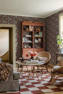 8172 Delilah Dark Multi Charm Wallpaper by Boråstapeter