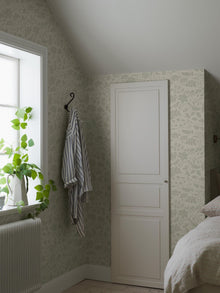 8184 Isidor Light Green Charm Wallpaper by Boråstapeter